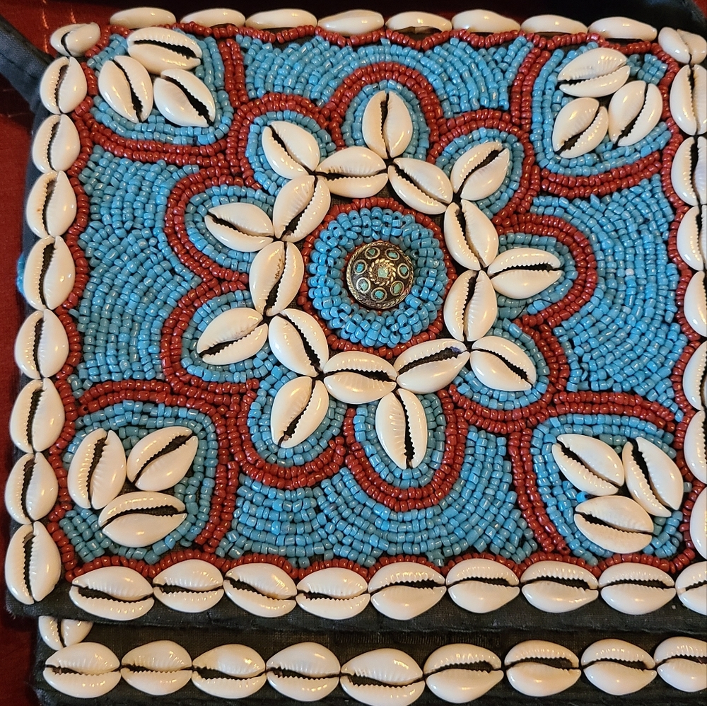 North African Cowrie shell handbag